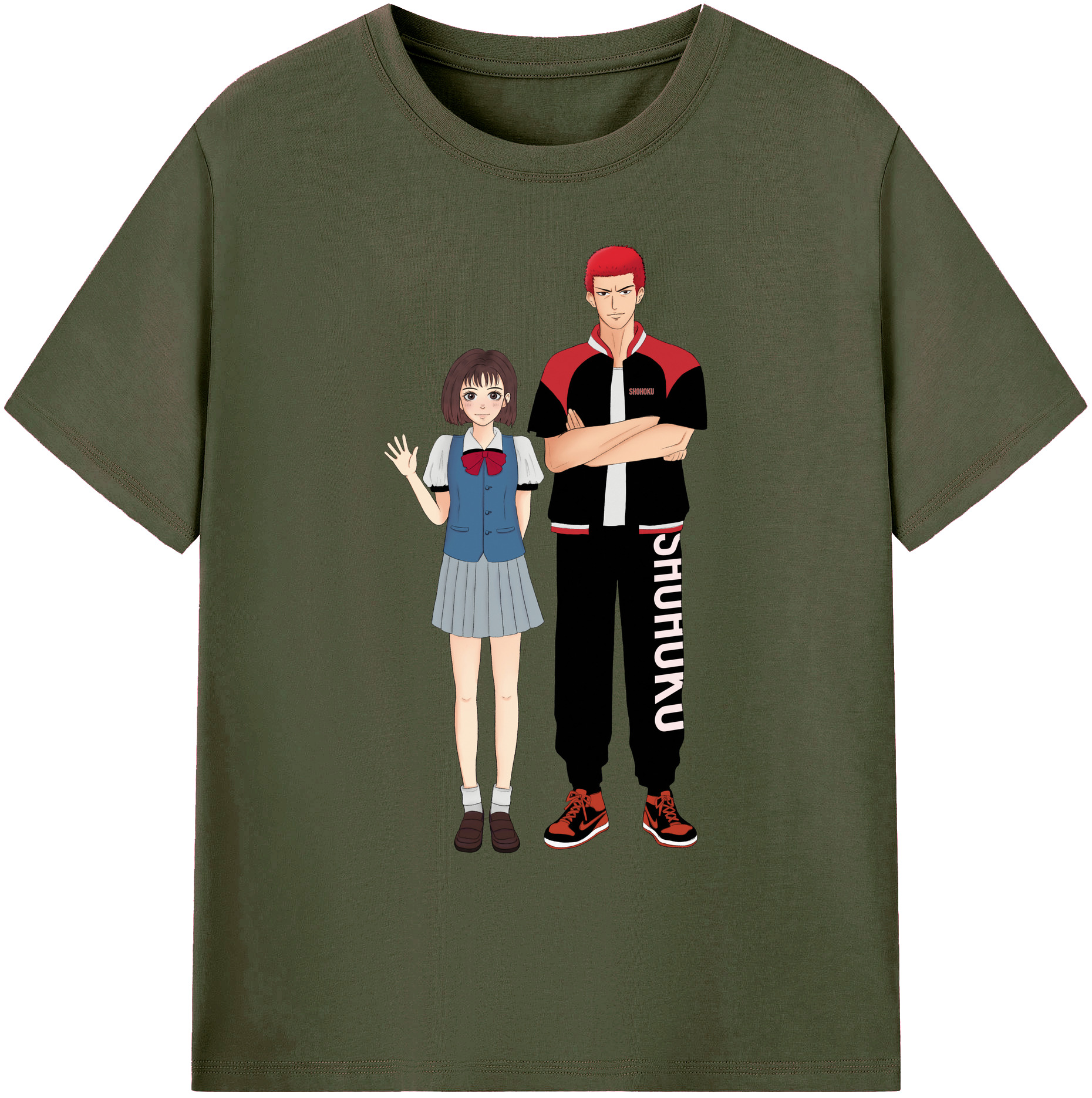 （画像用） SLAM DUNK／スラムダンク 綿100％ メンズ半袖Tシャツ｜肌触りやわらか＆通気性